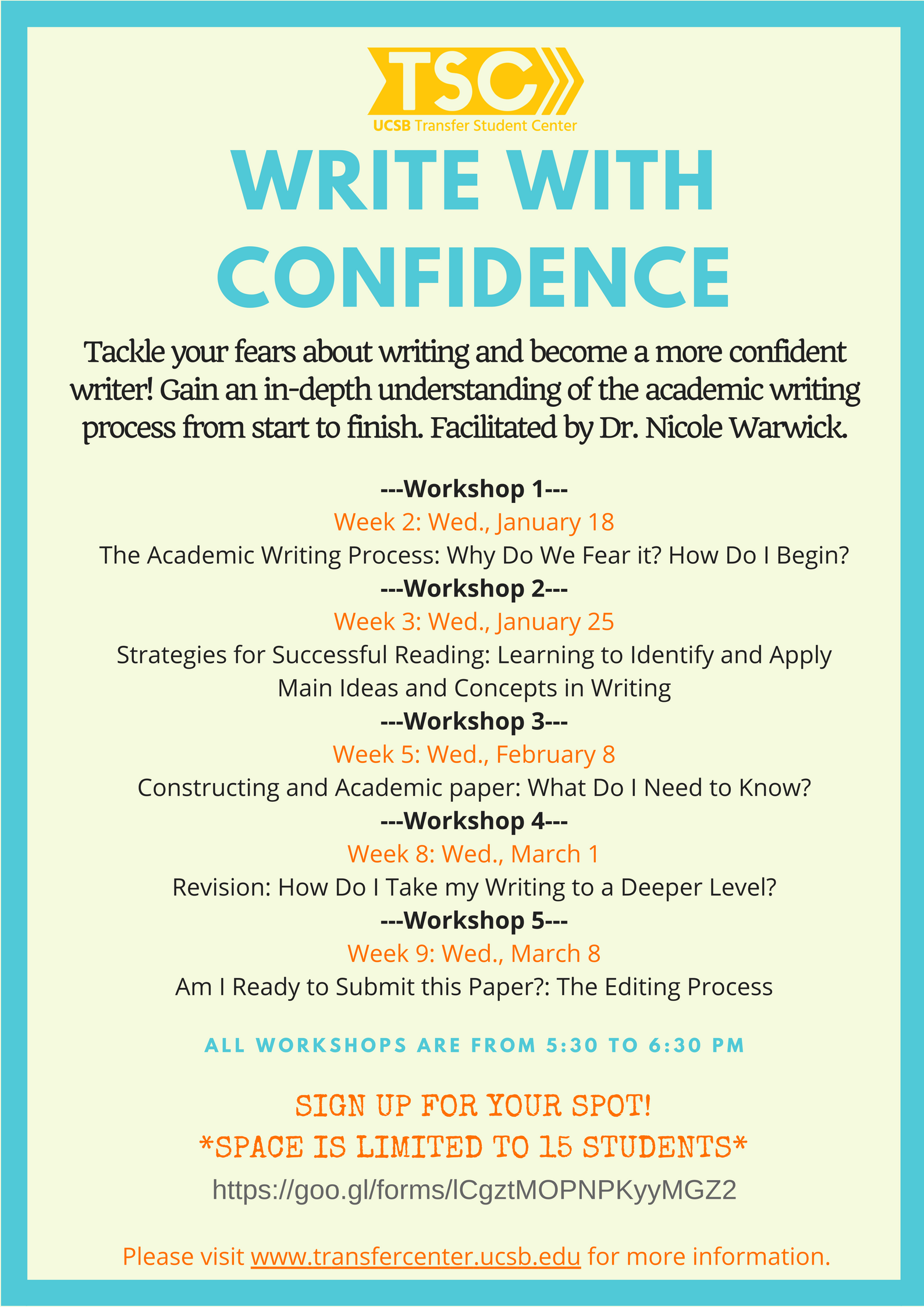 Write with Confidence Program