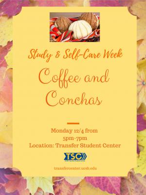 Need a caffeine boost? Come study with some sweet treats at the TSC